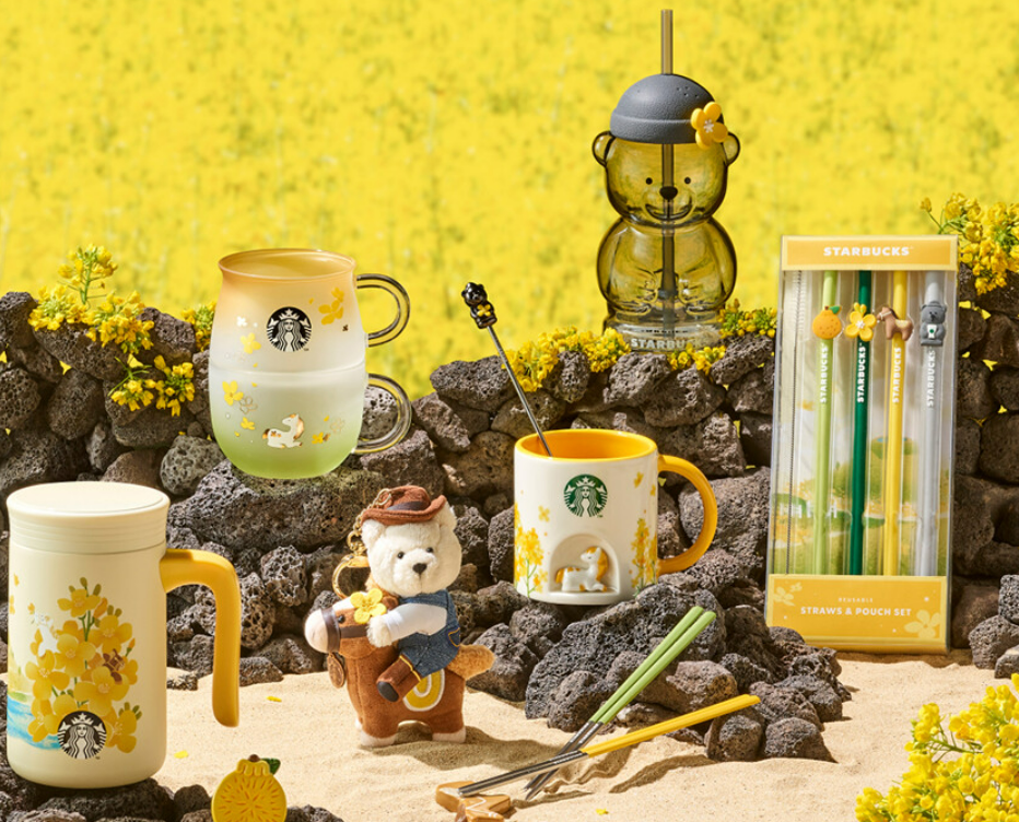 2024 Starbucks KOREA] Jeju Bearista Glass Cold Cup 591ml | eBay