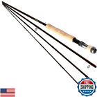 9ft or 10ft 5-6wt 7-8wt 4 Pieces Graphite Carbon Fiber Fly Fishing Rod Light