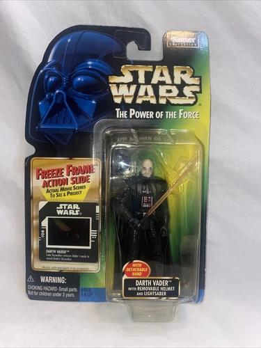 Kenner Star Wars Power of the Force Freeze Frame Darth Vader Removable Helmet