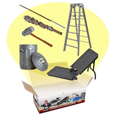 Starter Accessory Set for WWE & AEW Wrestling Action Figures [Version 1]