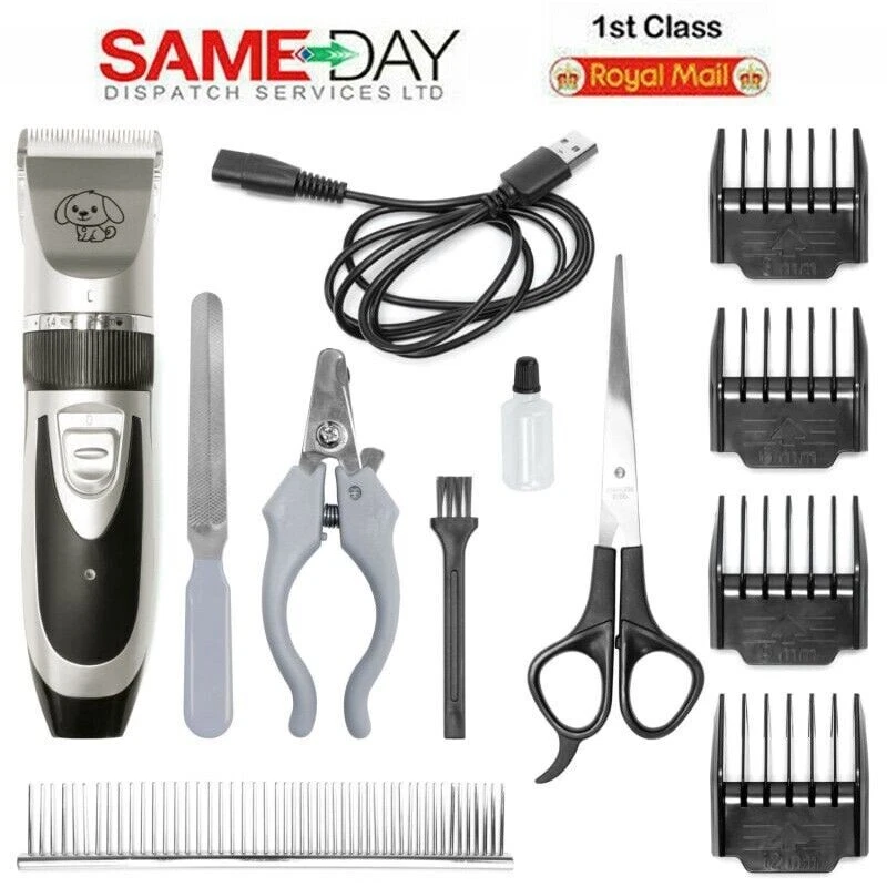 Cordless Electric Pet Dog Cats Grooming Clippers Low Noise Shaver Trimmer Kit UK
Opens in a new wind