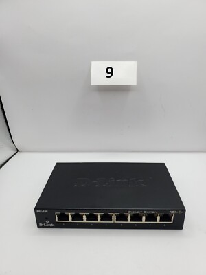 D-LINK GIGABIT SWITCH DGS-108 - NO POWER CORD
