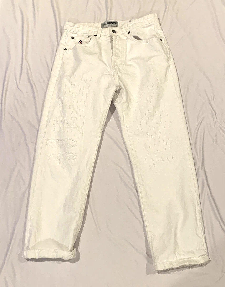 Jeans bianchi shop uomo zara