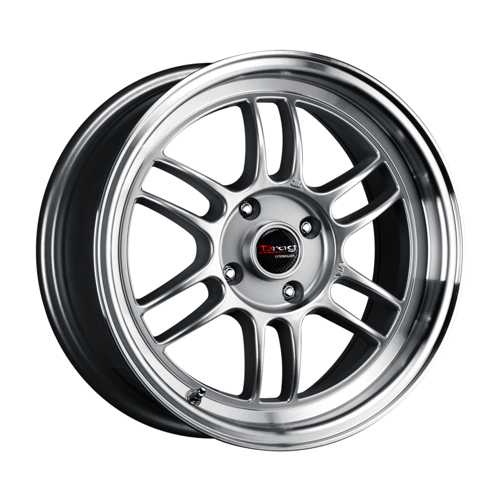 1 New Silver Machined Lip 15X7 40 4100 Drag DR21 Wheel eBay