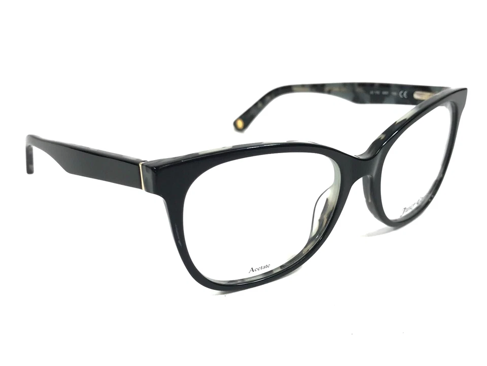 Monturas de gafas Juicy Couture JU170 WR7 negro brillante ojo de gato borde completo 52-17-135 Foto 2 de 4