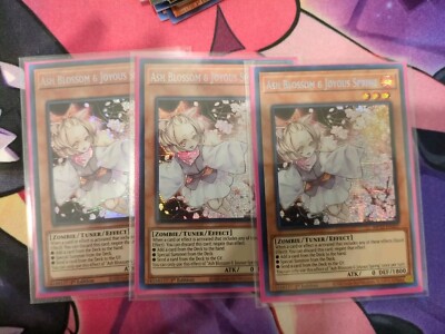** 3X ASH BLOSSOM & JOYOUS SPRING 3X ** PRISMATIC SECRET RARE MP22 ...