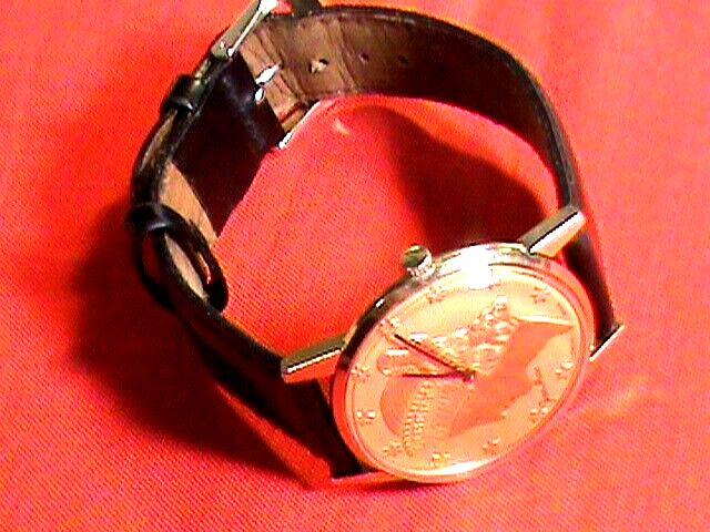 RARE VINTAGE 9CT GOLD JEAN MARC LIBERTY GENTS WATCH MANUAL SWISS