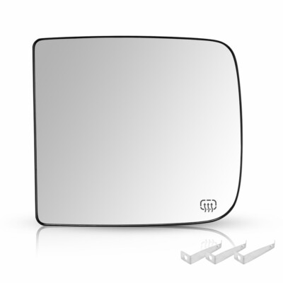 For 2009 - 2022 RAM Upper Left Towing Mirror Glass Heated Driver Side CH1324127