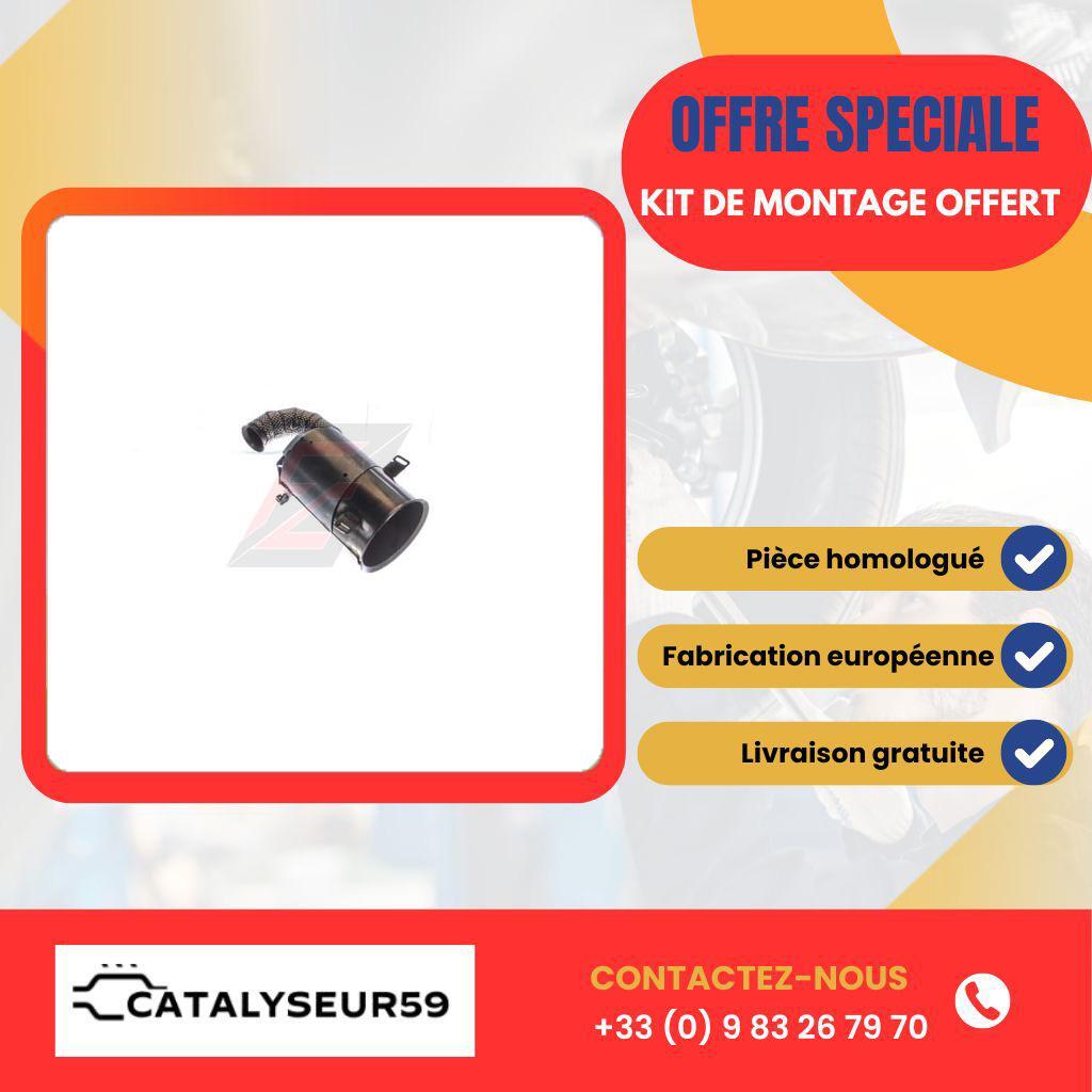 Catalyseur Peugeot Partner 1.6 HDi à haute réduction des émissions polluantes