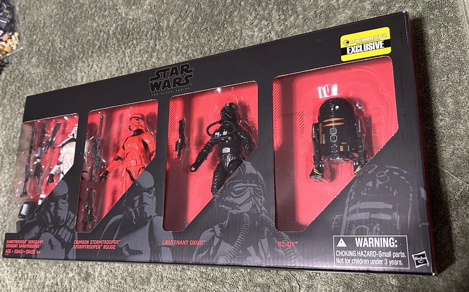 Star Wars IMPERIAL FORCES Black Series 6 " EE Exclusive SERGEANT CRIMSON R2-Q5 - Image 3 of 4