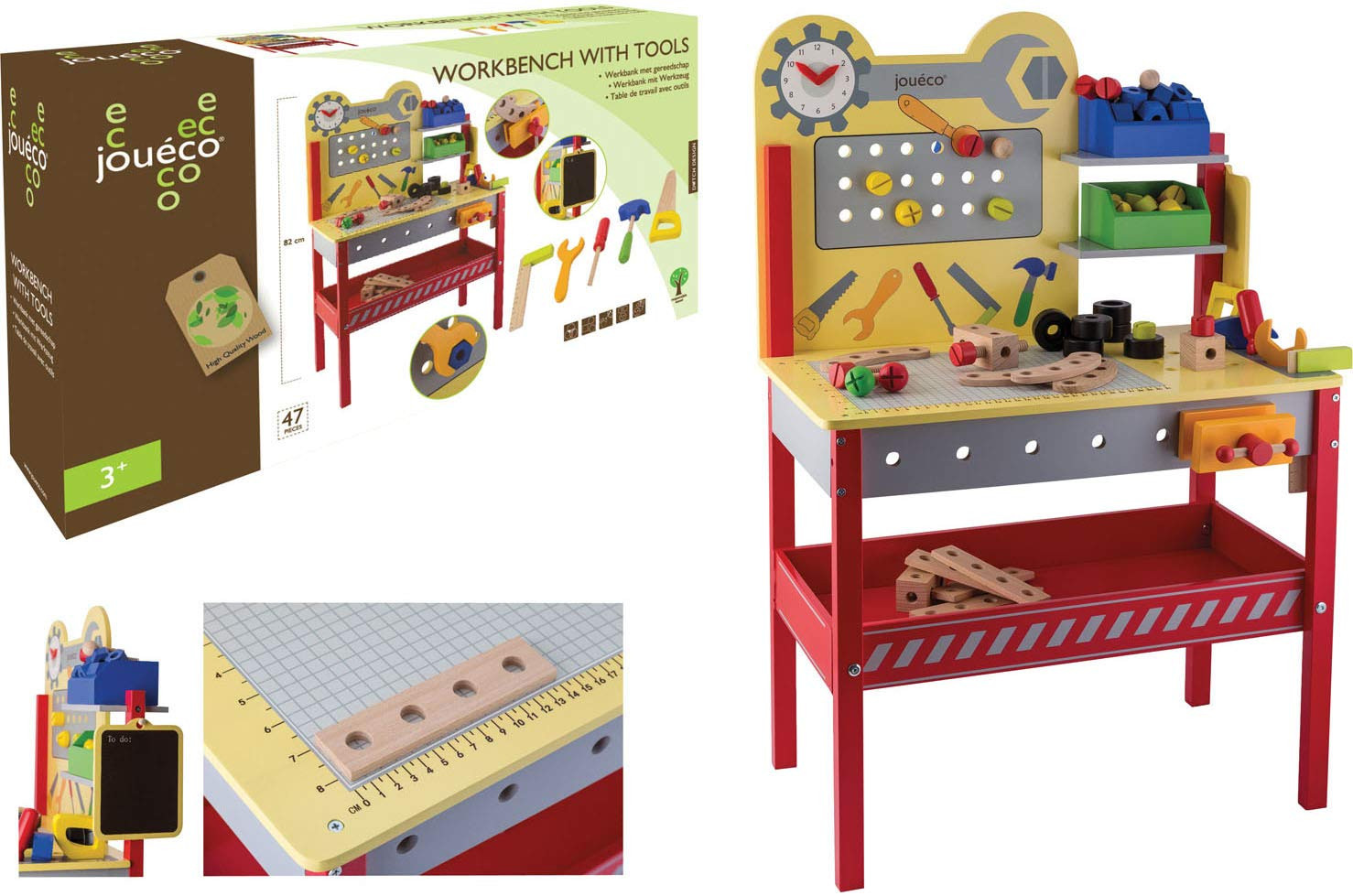 Разноцветный верстак Jouco 80078 с инструментами 18490₽