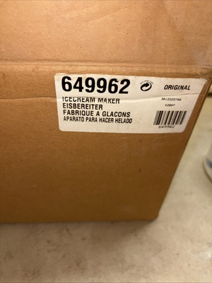 #ad bosch ice maker 00649962 $289.99