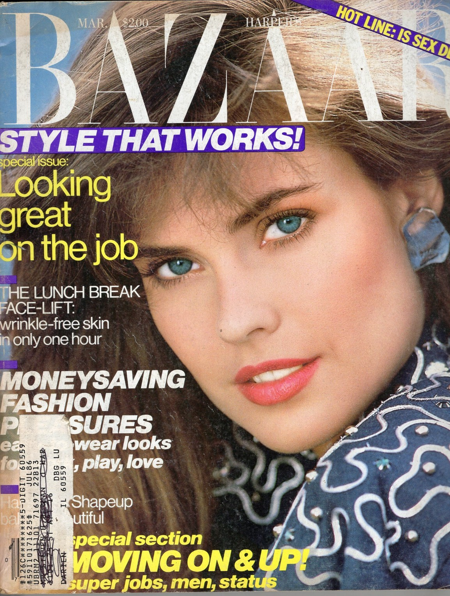 洋書 Harper's BAZAAR March 1980s Magazine 1986 MARCH HARPER'S BAZAAR MAGAZINE CAROL ALT STYLE THAT WORKS! | eBay