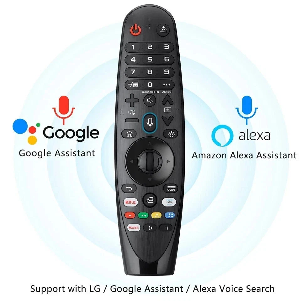 LG AN-MR19BA Magic Motion Voice Remote For 65UJ7700 70UJ6570 72SJ8570 TV - Image 3 of 4