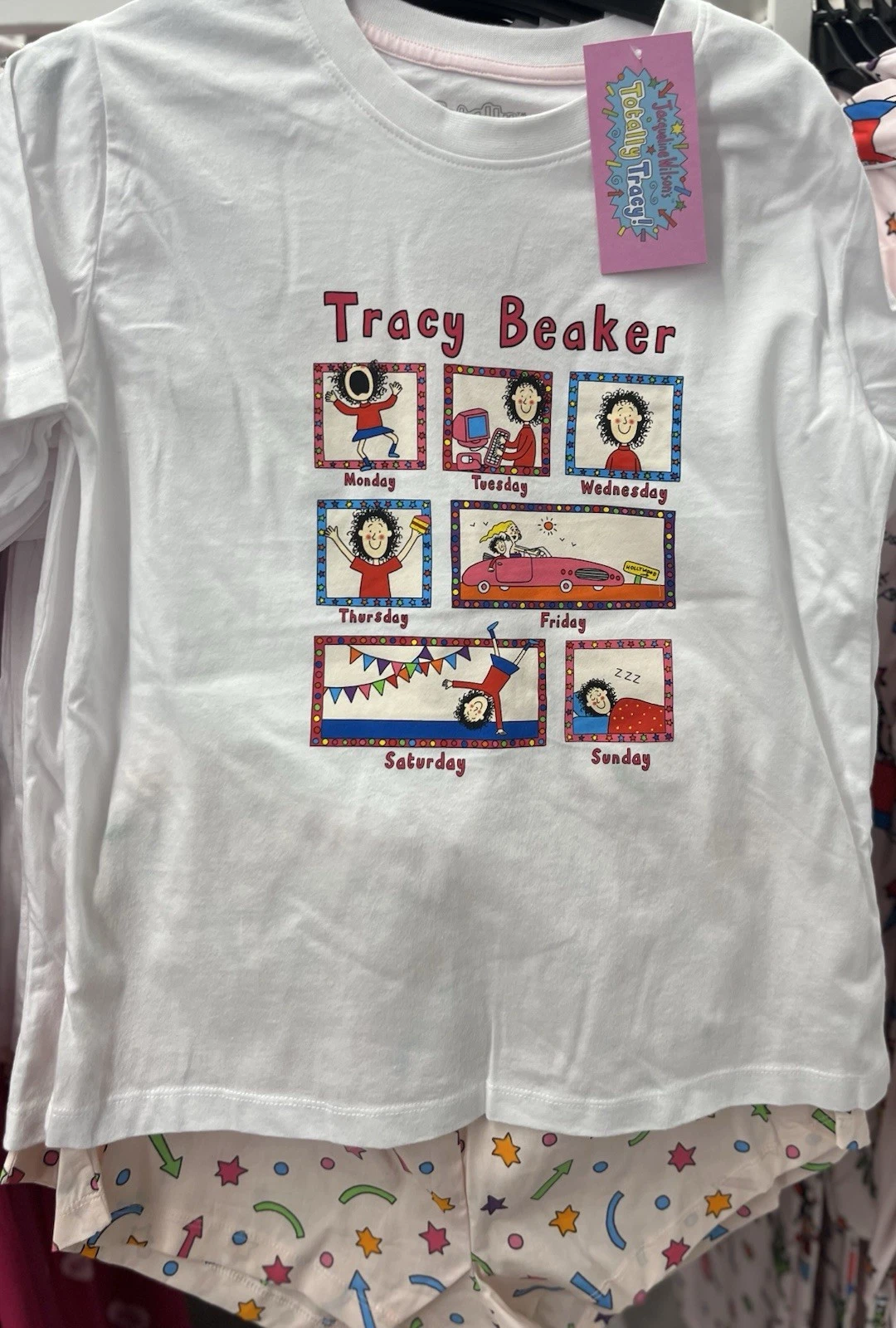 Tracy Beaker Shorts Pyjama Set UK Size 4-24 2XS-2XL