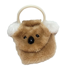 Vtg Plush Koala Child's Purse Russ Berrie & Co Korea 10" children's