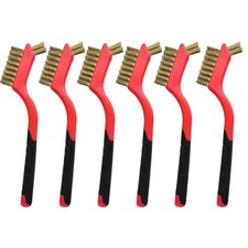 6 Pcs Brass Wire Cleaning Brush Set, Anti-Static Non-Scratch Polishing Brushes