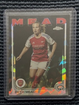 Topps Women's Sapphire UWCL 2024-25 - Beth Mead - Arsenal - Black /10