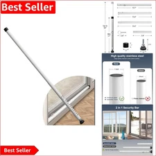 Portable 17.7-50.5inch Security Bar for Sliding Doors and Windows - Easy Install