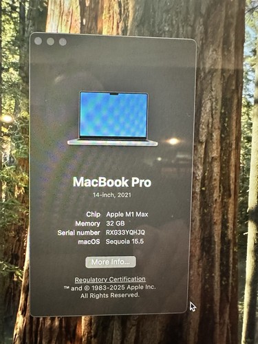 Apple 2021 MacBook Pro 14” M1 Max (32-Core GPU) 32GB RAM 1TB SSD - Very good - Afbeelding 3 van 6