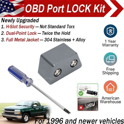 High Security OBD 2 Port Lock Tool Anti-theft Kit Block Access To OBD Connector