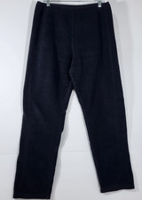 Columbia Fleece Pants Womens XL Black Lounge Warm Sweatpants