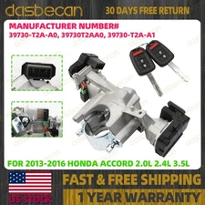 Ignition Lock Cylinder Switch 2 Remote Key For Honda Accord 2013-2016 39730T2AA0