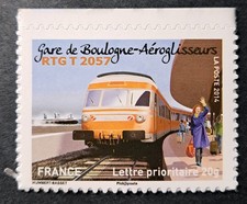FRANCE 2014 TIMBRE AUTOADHESIF 1008 TRAIN RTG2057 GARE NEUF** MNH
