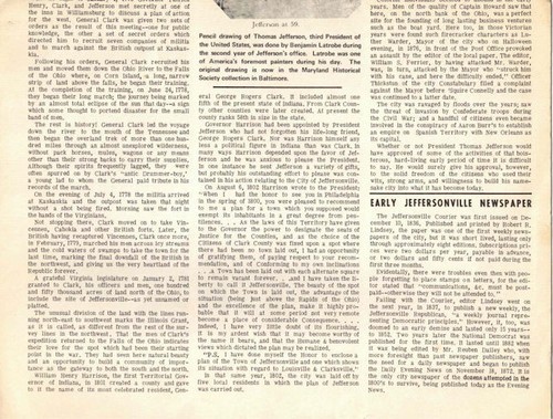 #1278-C1 First Day Ceremony Program 1c Jefferson Stamp Newspaper 8 Page w/FDC - Picture 4 of 4