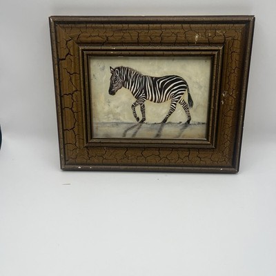 Zebra Portrait by Alexandra Churchill 5x7 Art Print