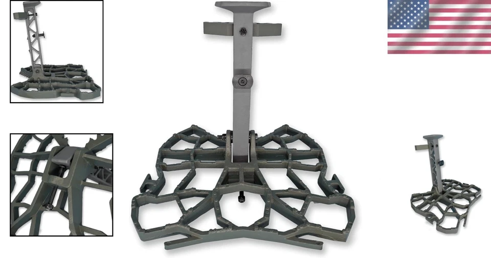 Compact XOP Edge Aluminum Tree Saddle Platform - Enhanced Stability for Hunters - Image 2 of 4