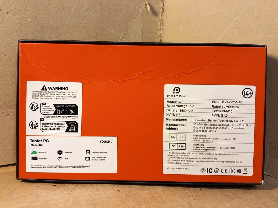 Tronpad Internet Tablet 2GB RAM, 32GB ROM, ANDROID 13 Boxed - Image 4 of 4