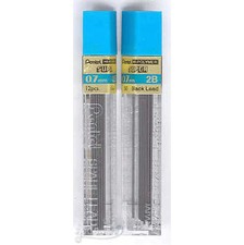 2 Tubes PENTEL Super Hi-Polymer Lead 0.7 mm 2B