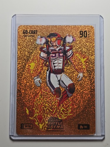 2026 Bo Jackson Battle Arena Go-Cart Evan Carter #IBF-194 Icon Battlefoil Fire
