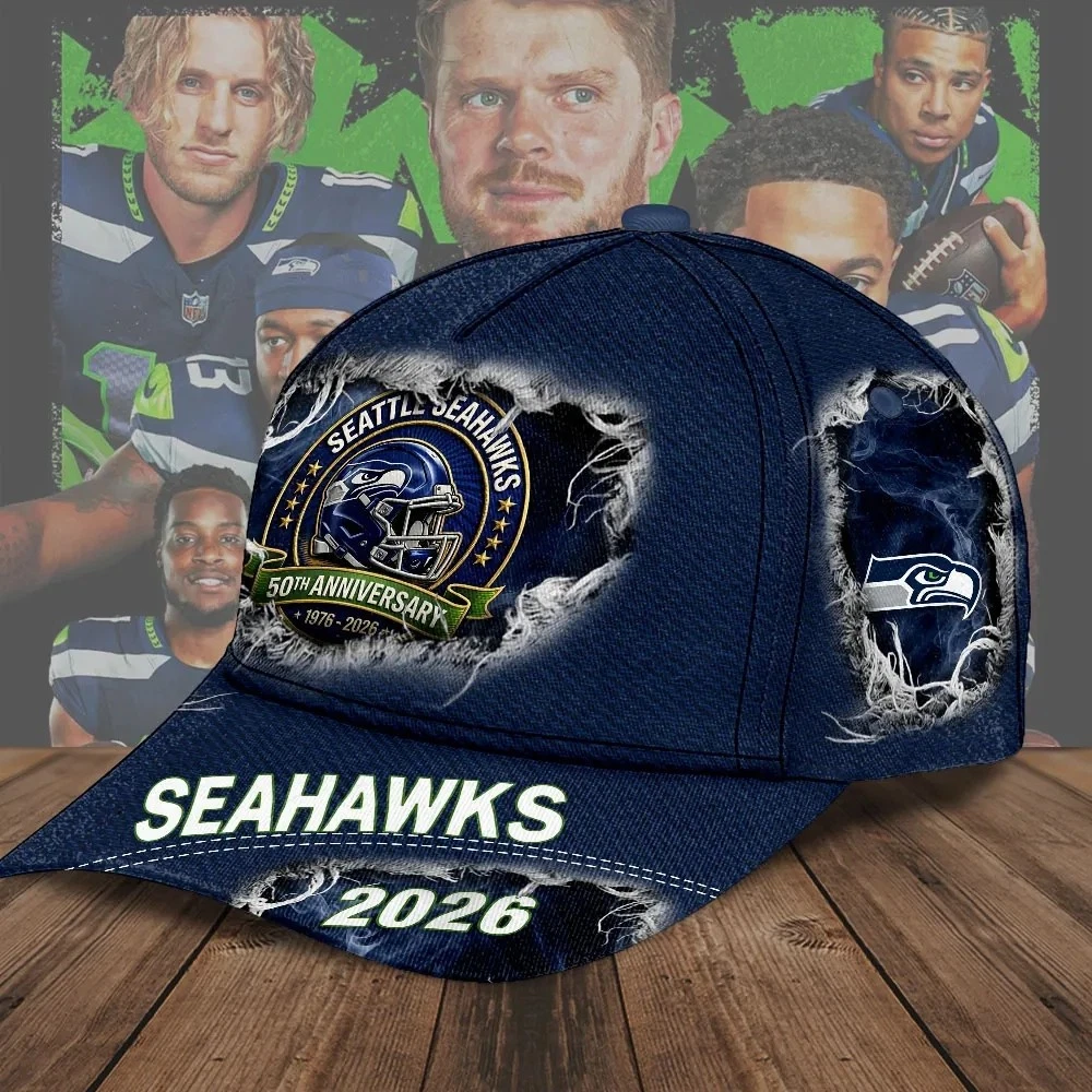 Seahawks 50th Anniversary Classic Cap