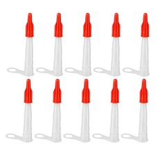 12 Sets Reusable ABS Caulk Tube Caps Caulking Nozzles with Seal Caps for Filling