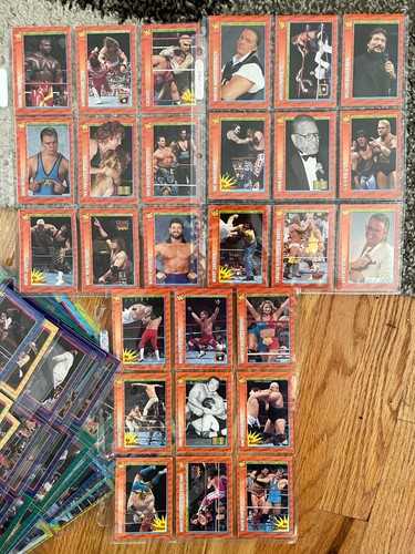 ( 241 ) QTY - WWF Magazine Cards w/ 2 Uncut Sheets - 1995 1996 1997 1998 - wwe - Picture 2 of 7