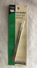 New 5 Dritz Doll Needles 3 Sizes Long Needles Long Eyes Doll Making Soft Sculpt