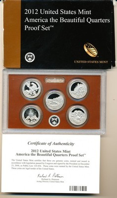 2012  America Beau. Quarters proof set .........C 50023