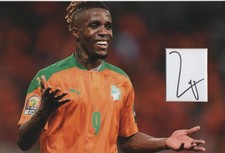 WILFRIED ZAHA signiertes 12x8 Foto Display EL...