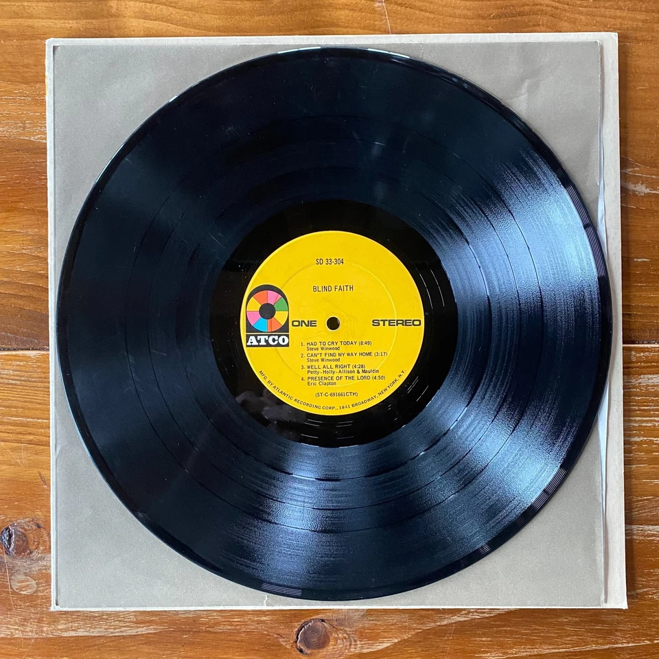 Blind Faith – Self-Titled Blues Rock-Psych Rock Vinyl LP- OG Censored - Image 3 of 4