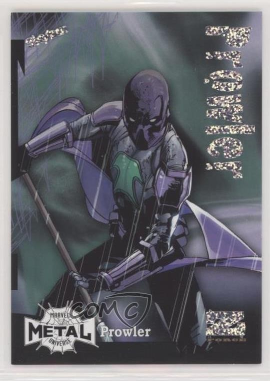 2022 Upper Deck Marvel Metal Universe Spider-Man Z-Force Rave /100 Prowler 0s60