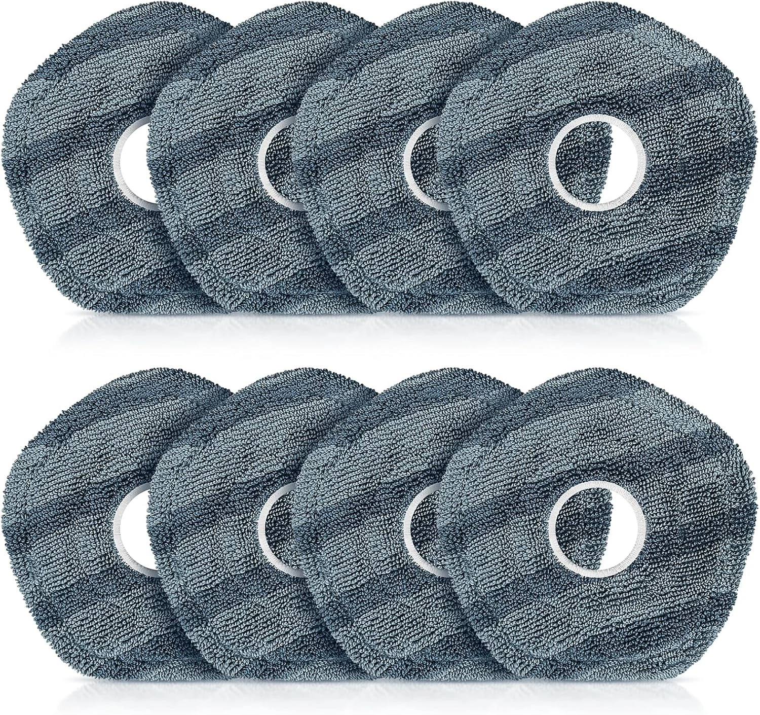 8 Pack Mop Pads Compatible with Eufy X10 Pro Omni / X9 Pro Robot Vacuum Cleaner,