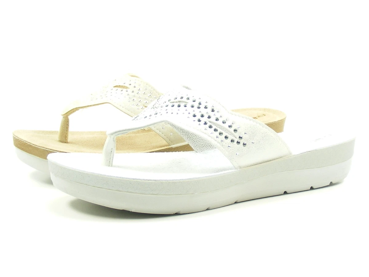 Rohde Verona Ciabatte Donna In Softino - Con Plantare In Pelle E Sughero, Zeppa 45mm, Con Fibbia Regolabile, Comode E Fashion