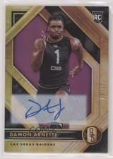 2020 Panini Gold Standard Rookies Rose 3/25 Damon Arnette #149 Auto 3h1