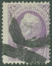 Scott #153, Used Bristol RI "K" Fancy Cancel, (Ken A. Whitfield #5865) SCV $225+