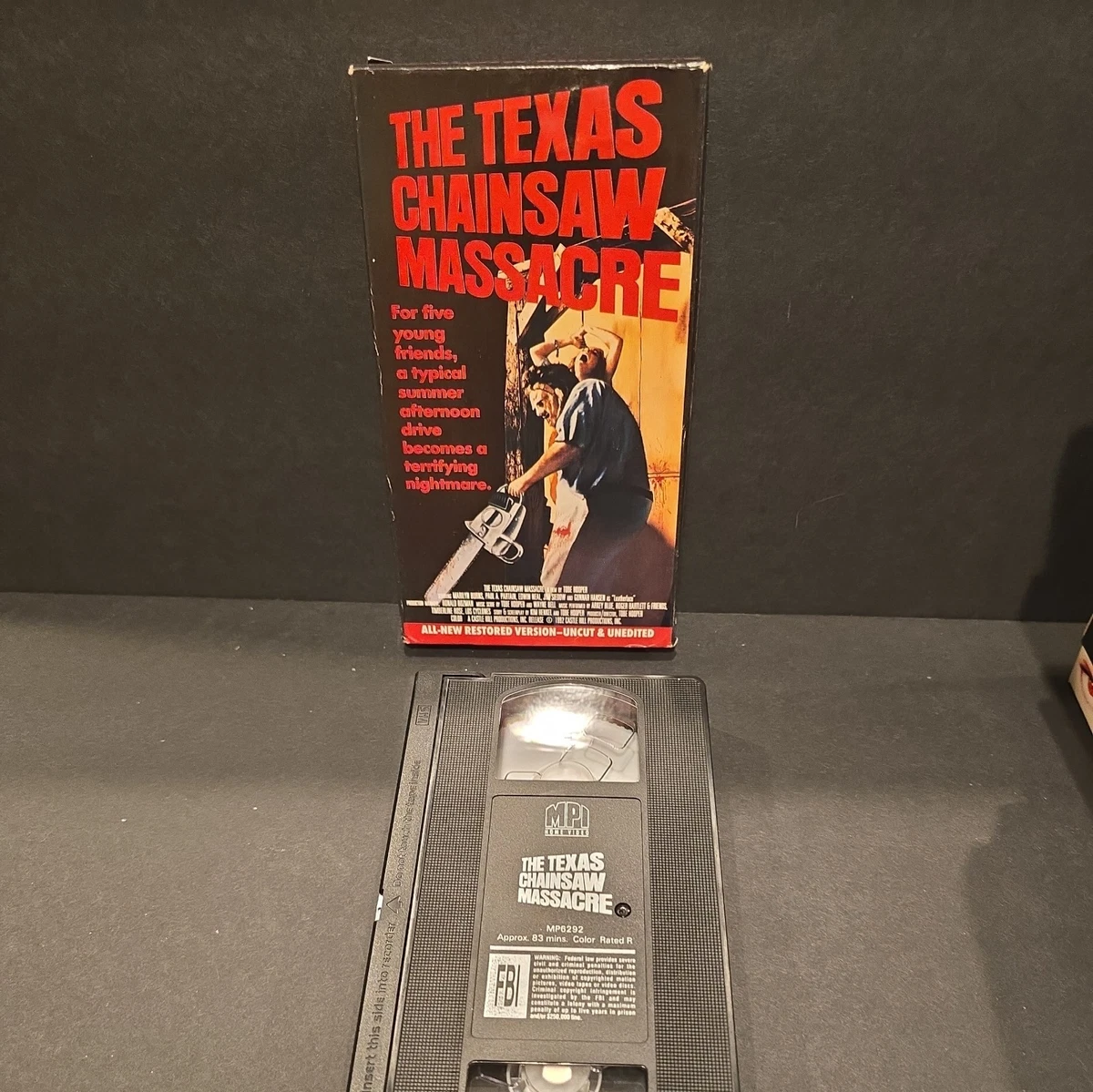 Horror Slasher The Texas Chainsaw Massacre VHS Tapes for sale | eBay