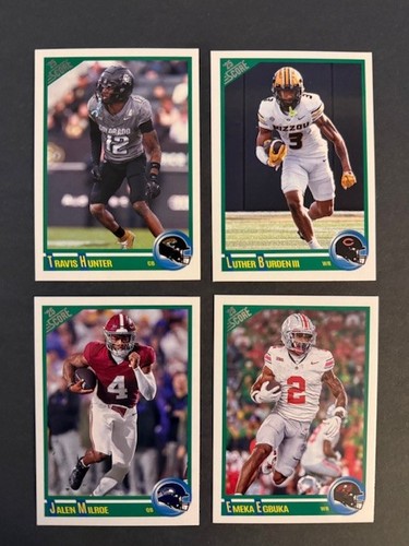 2025 Score Football Card Anniversary Rookie Complete Set Cam Ward Jeanty Dart - Picture 2 of 3