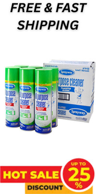 Sprayway All-Purpose Disinfectant Cleaner, 19 oz. cans, Pack of 6 Free Shipping