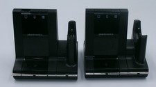 Lot of 4 Plantronics WO2 DECT Wireless Office Headset Charging Dock Stand Only